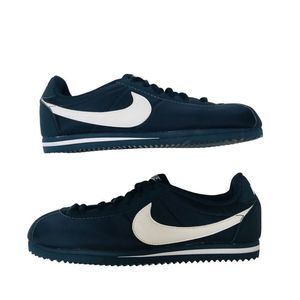Nike Cortez nylon navy & white casual trainer sneaker 8.5 W